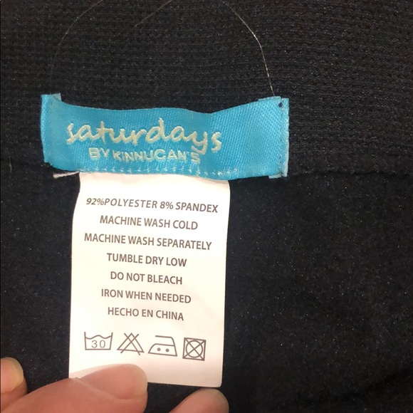 Fleece lined black leggings - Picture 3 of 4